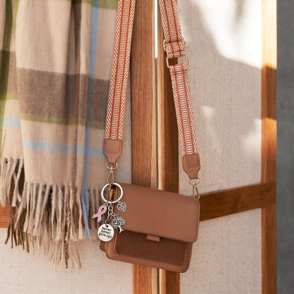 The "Never Give Up" Support Keychain